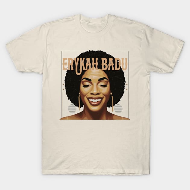 Erykah Badu | Vintage RNB T-Shirt by Aldrvnd